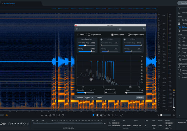 Re-recording and audio restoration