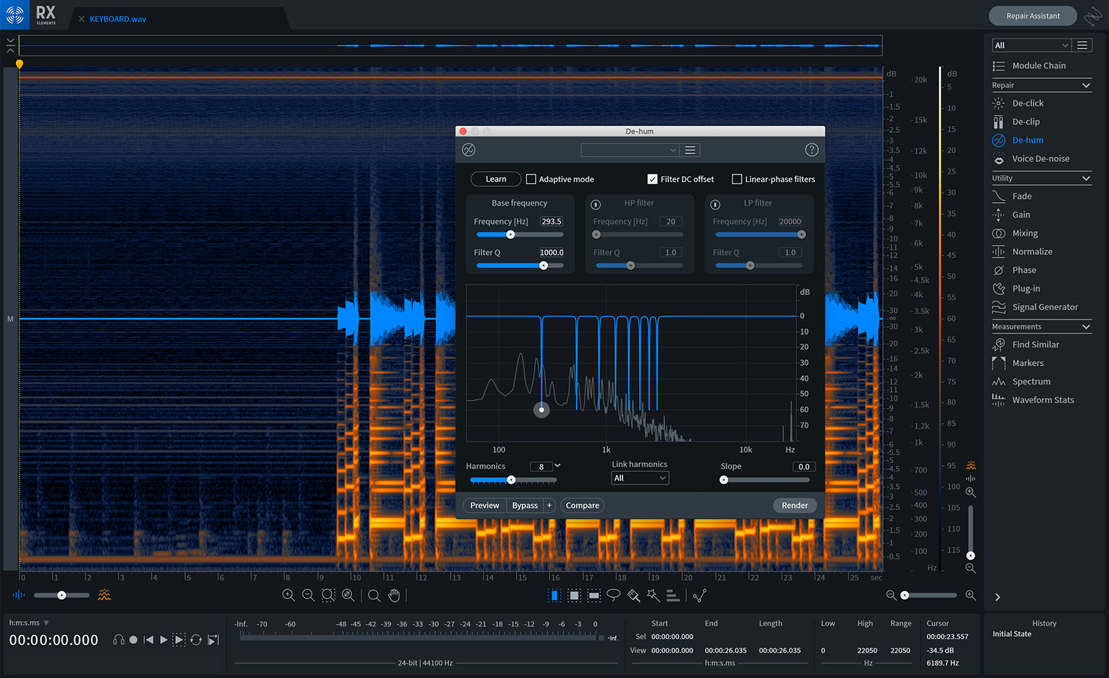 Re-recording and audio restoration